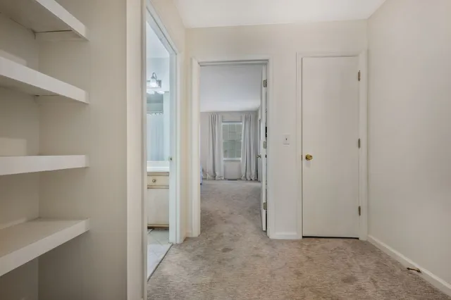 a view of an empty room