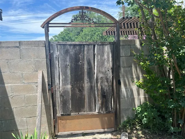 a view of a large room with a large window
