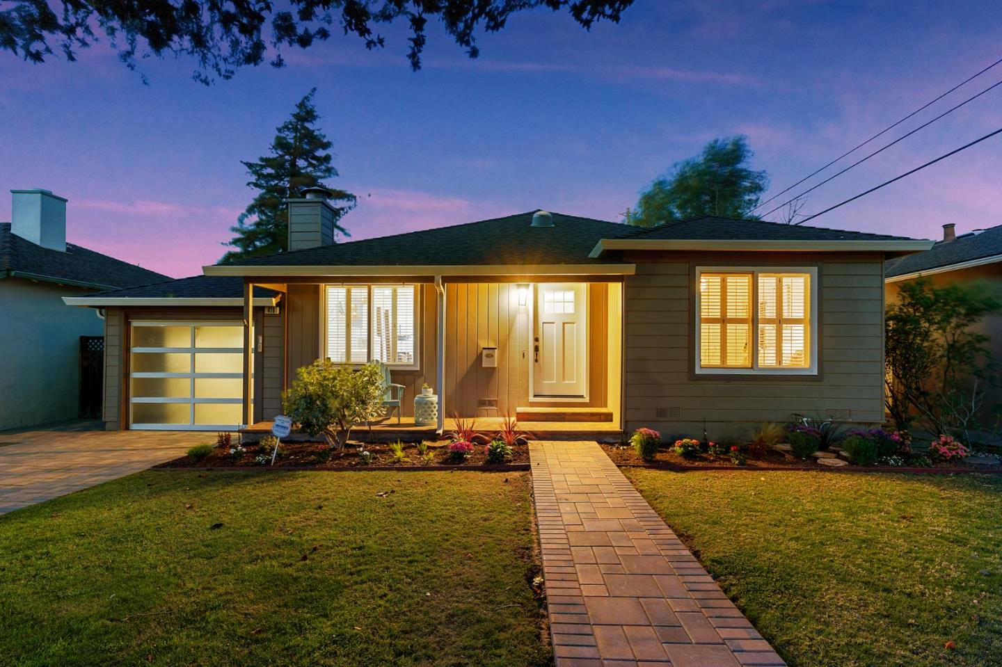 418 Dwight Road Burlingame, CA 94010 - Photo 1 of 45 a swimming pool with outdoor seating
