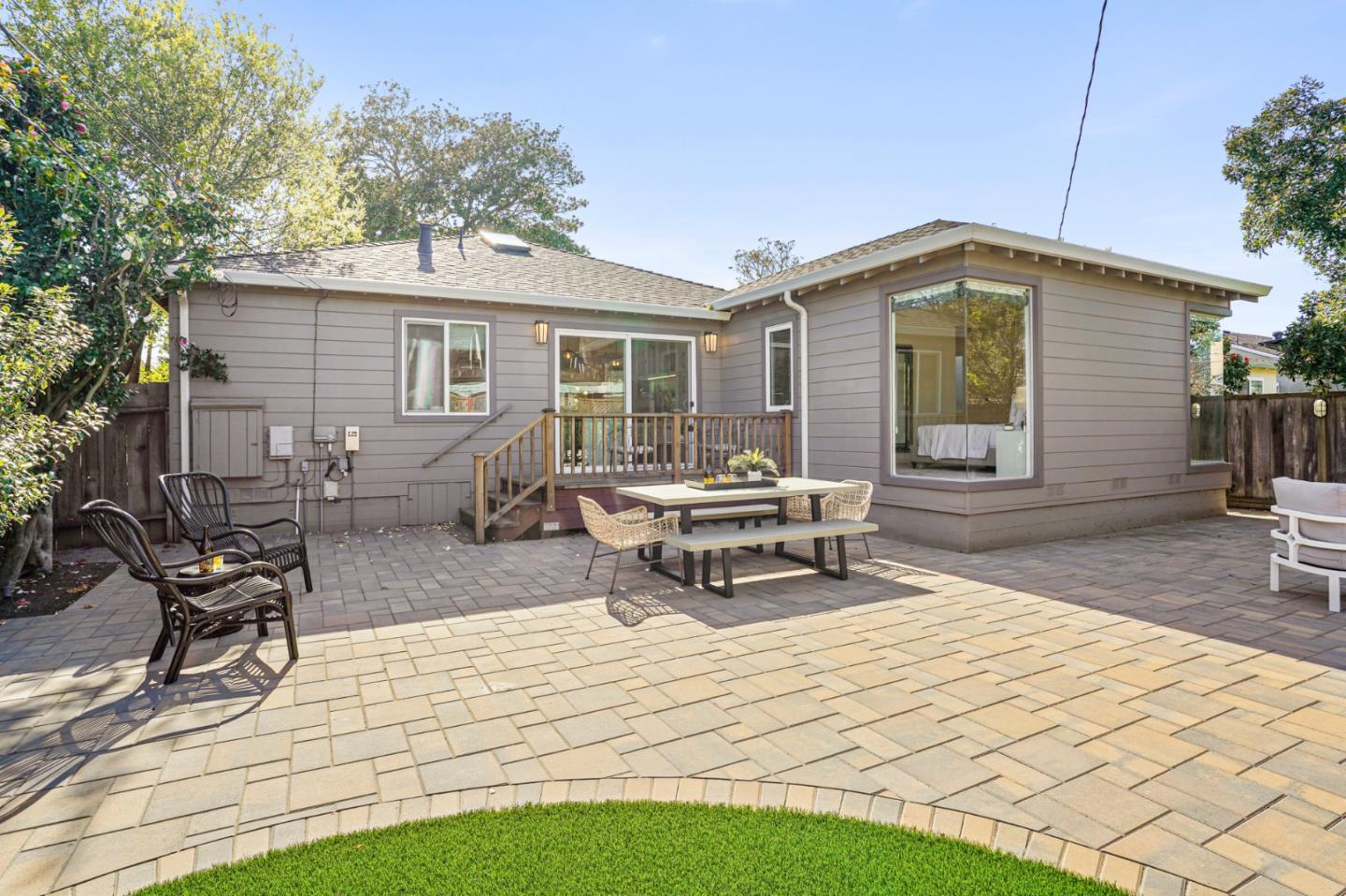 418 Dwight Road Burlingame, CA 94010 - Photo 40 of 45 a view of a backyard with a patio