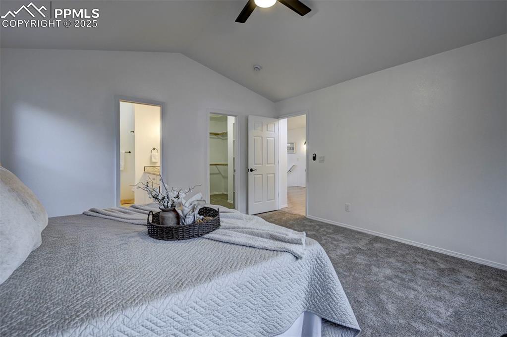 7790 Julynn Road Colorado Springs, CO 80919 - Photo 30 of 50 a bed sitting in a spacious bedroom next to a window