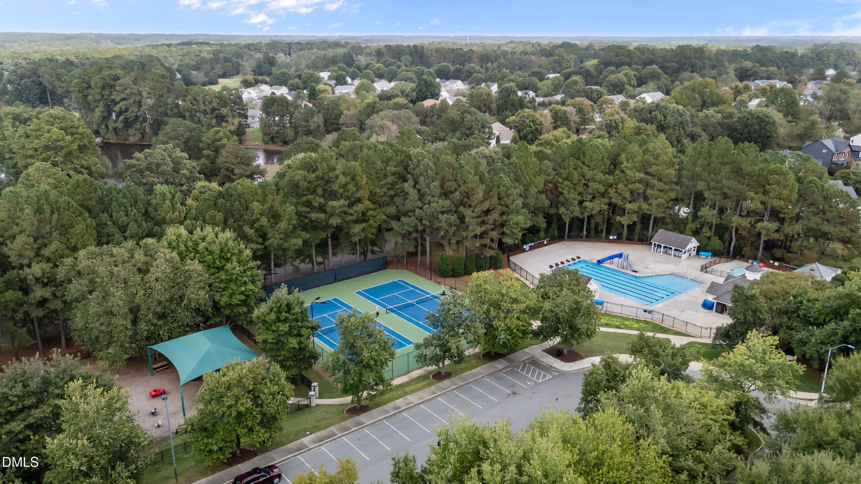 442 Waterville Street Raleigh, NC 27603 - Photo 14 of 22 an aerial view of a house with a yard