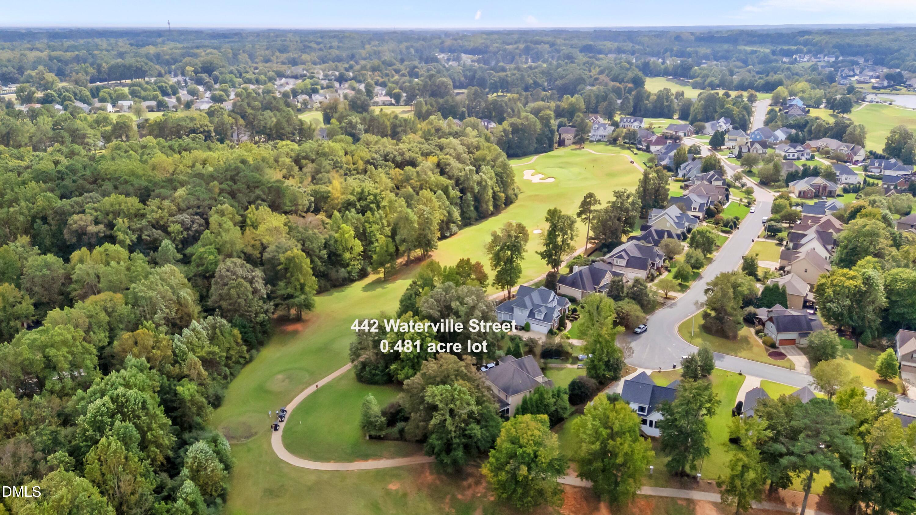 442 Waterville Street Raleigh, NC 27603 - Photo 8 of 22 an aerial view of a swimming pool and mountain view