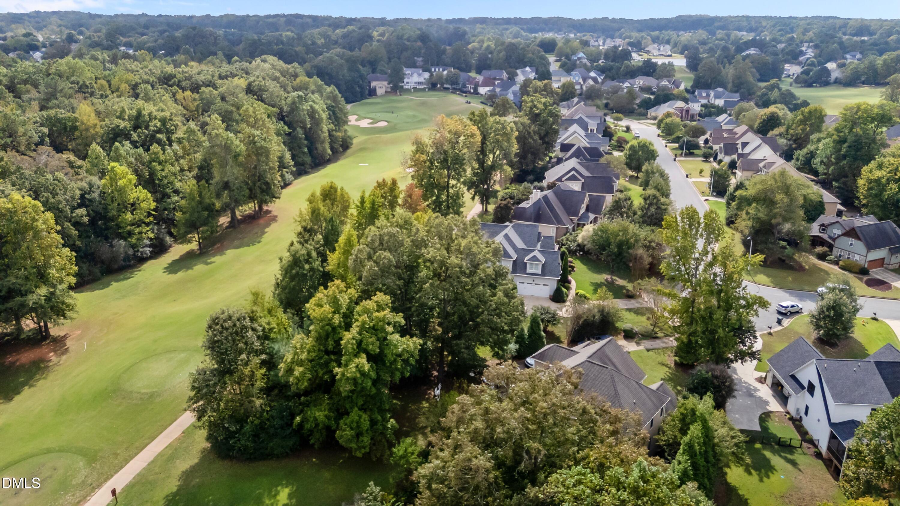 442 Waterville Street Raleigh, NC 27603 - Photo 10 of 22 an aerial view of residential houses with outdoor space and lake view
