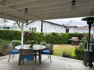 a outdoor living space with furniture