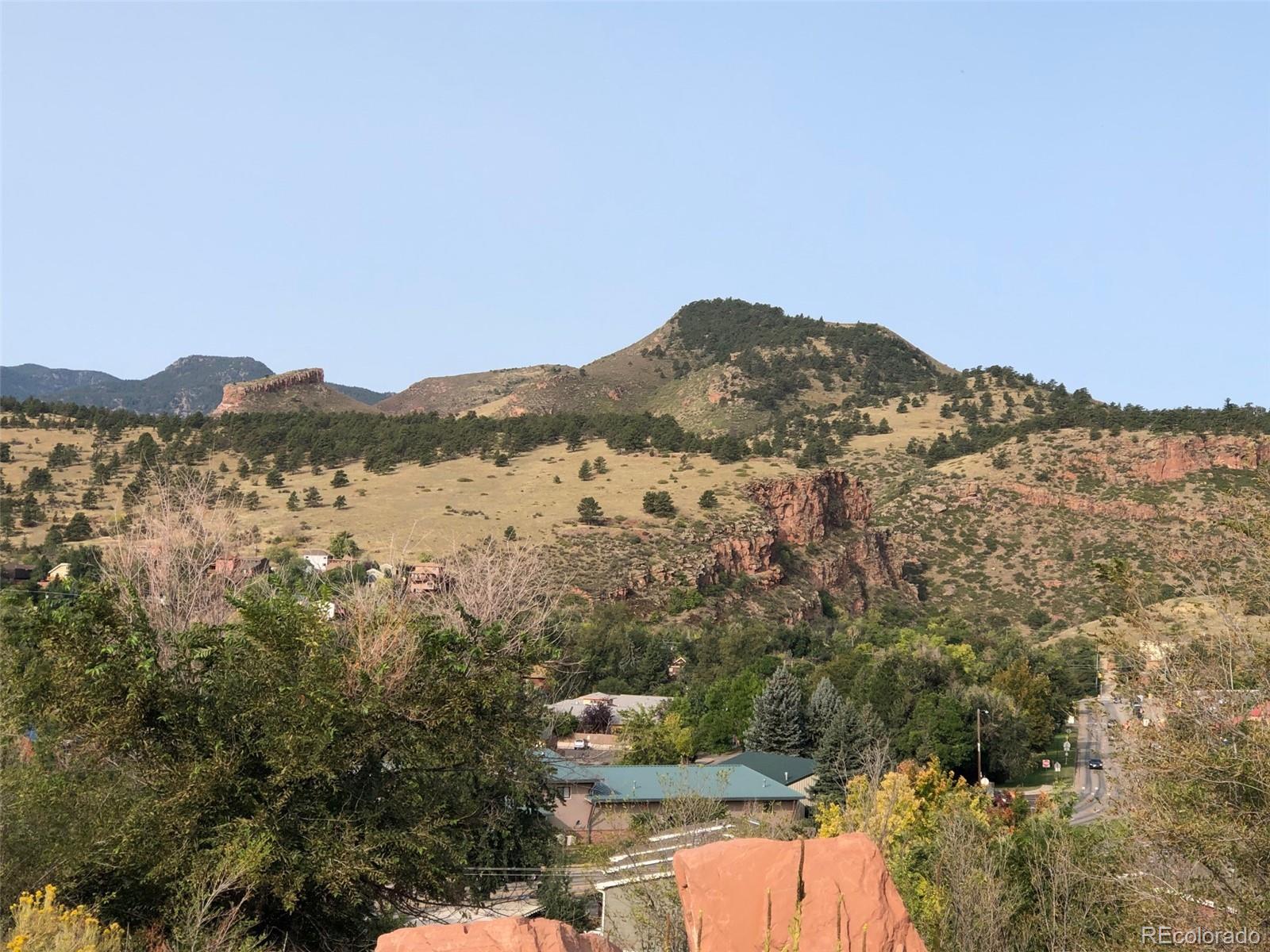 a view of lake and mountain