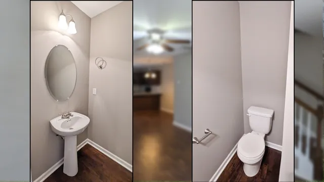a bathroom with a toilet and a sink