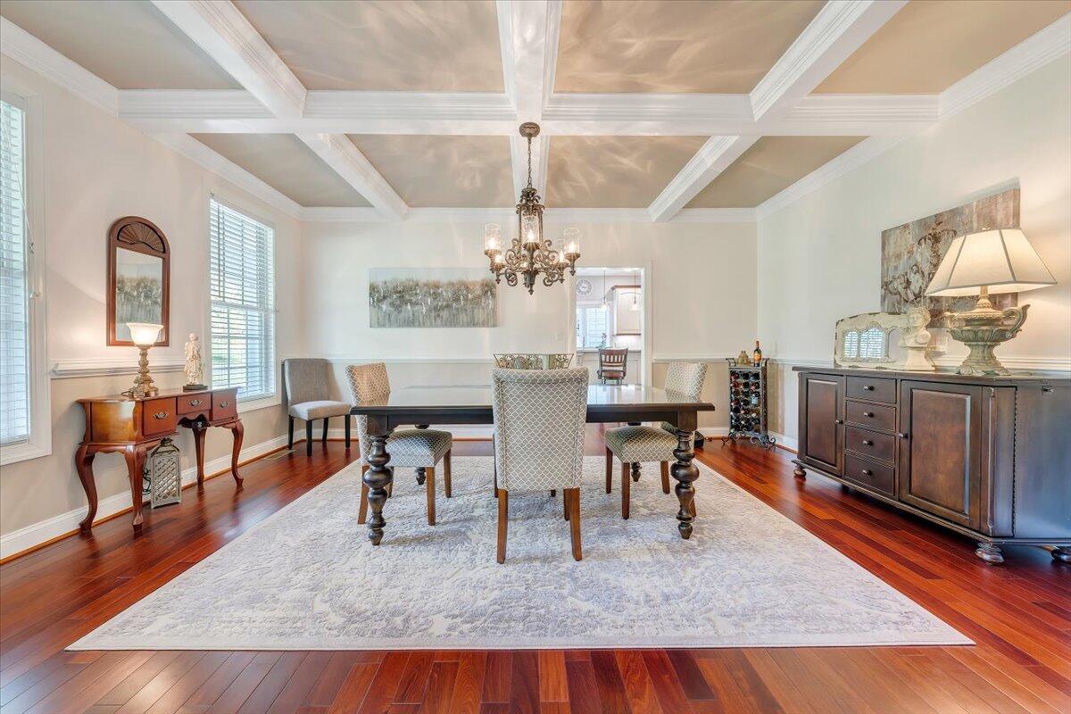 46 Claybrook Court Blue Ridge, VA 24064 - Photo 6 of 76 a view of a dining room with furniture and wooden floor