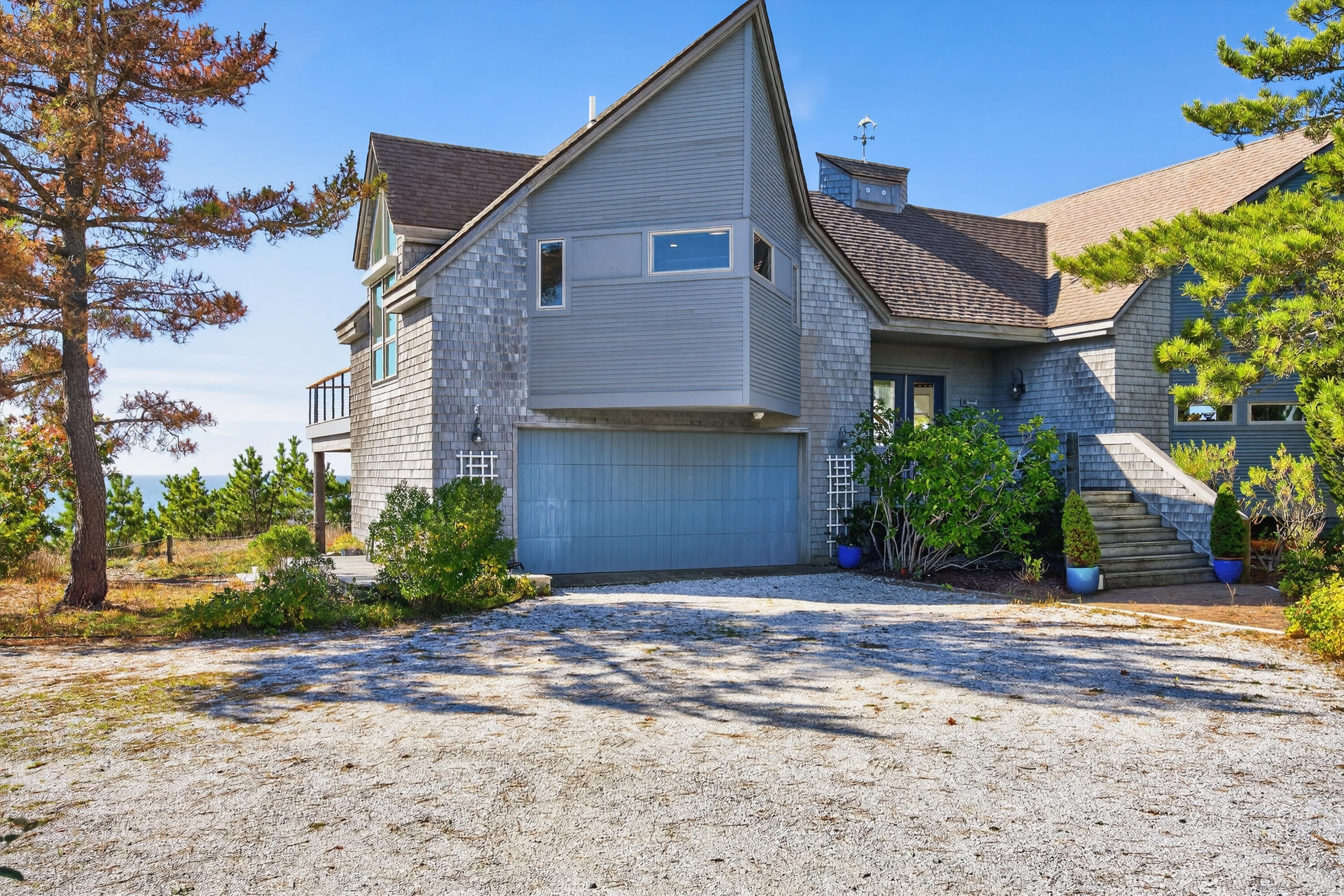 344 King Phillip Road Wellfleet, MA 02667 - Photo 51 of 72 a front view of house with yard