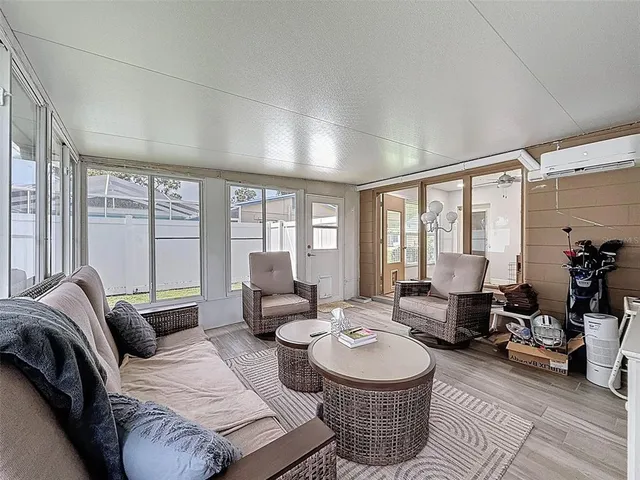 a view of a backyard with a garden