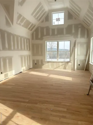 a room with gym equipment