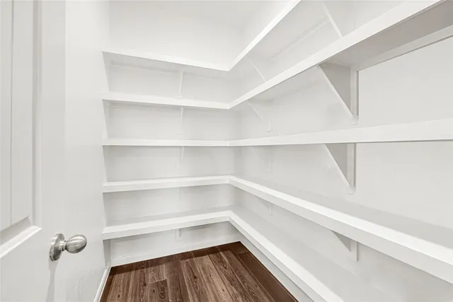 a view of a room with shelf