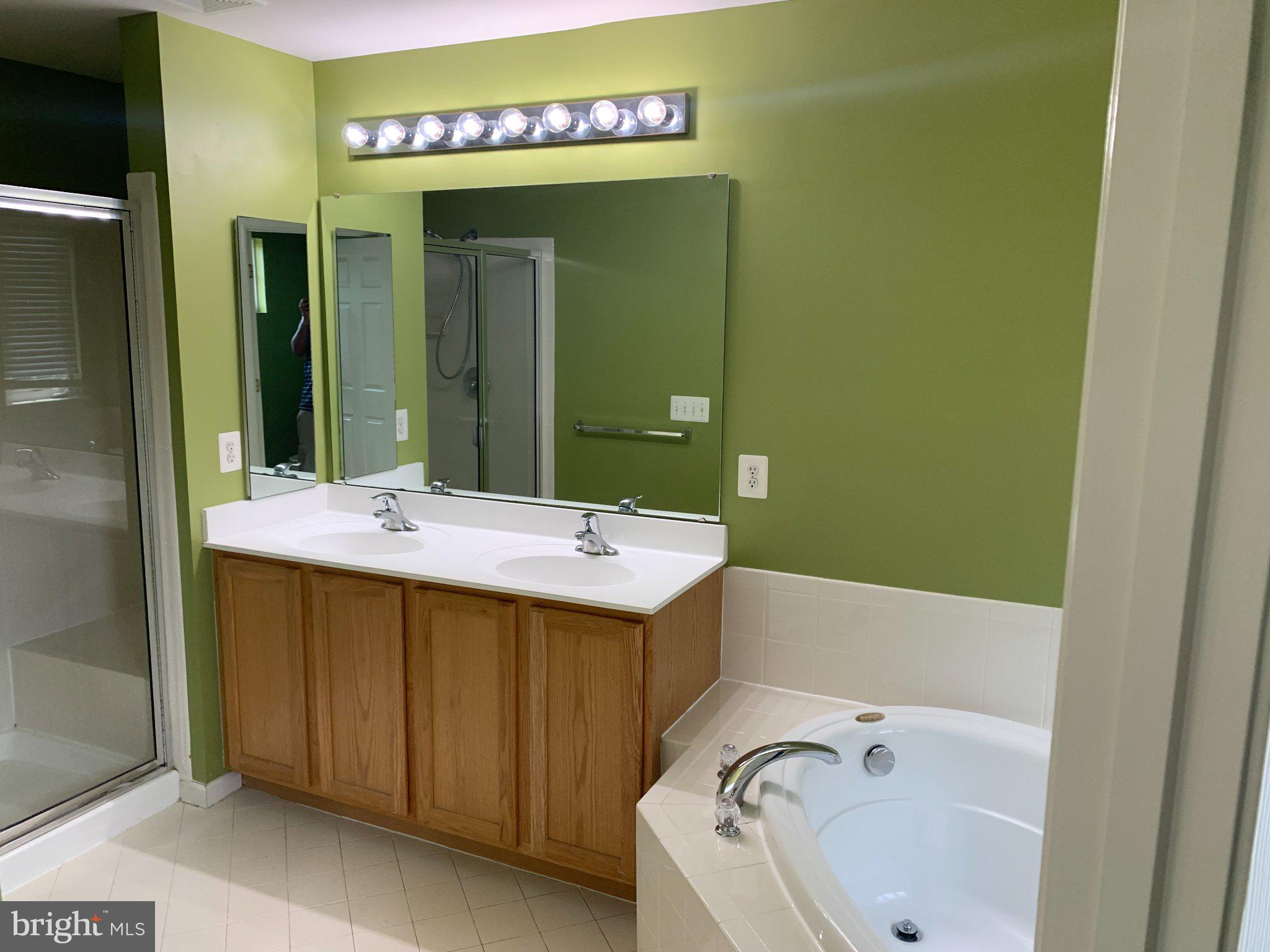 43395 Allisons Ridge Terrace Ashburn, VA 20148 - Photo 24 of 32 Modern bathroom with vibrant accents.
