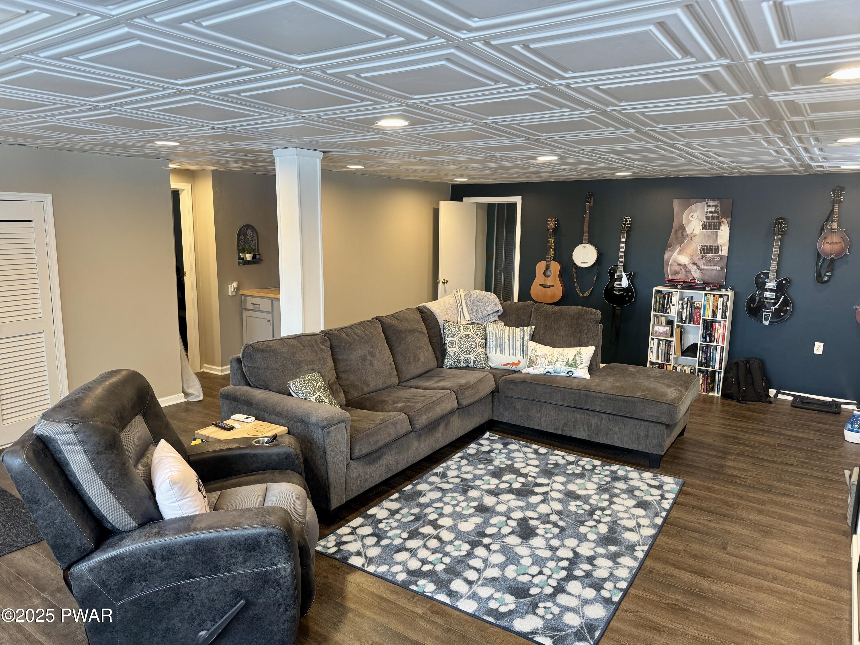 360 South Baker Road Waymart, PA 18472 - Photo 23 of 35 a living room with furniture and a wooden floor