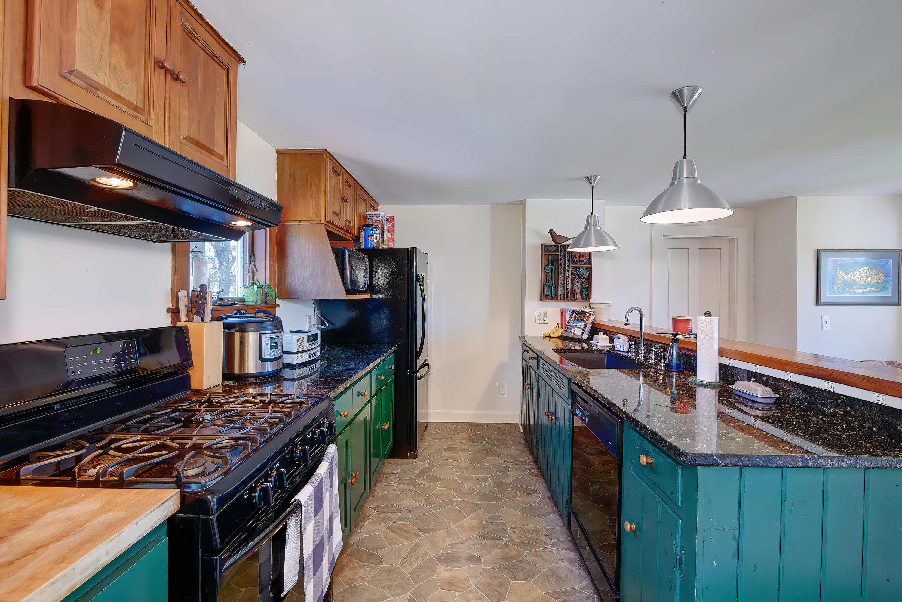 18 Lighthouse Point Road Gouldsboro, ME 04669 - Photo 10 of 45 Efficient Galley Kitchen