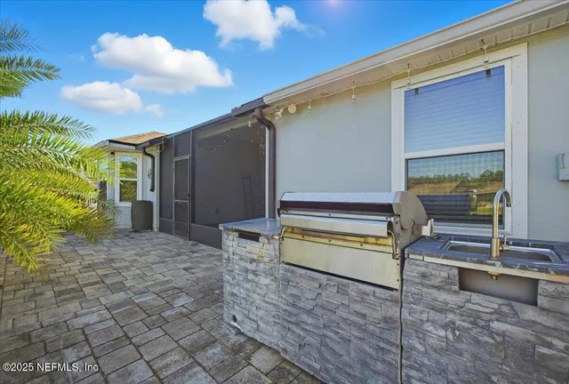a house with trees in front of it