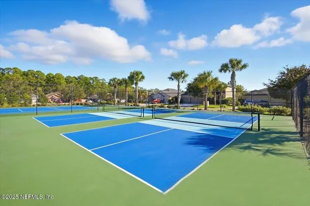 a view of yard with playground and green space