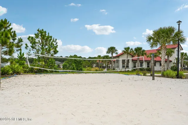 a view of a lake with a houses