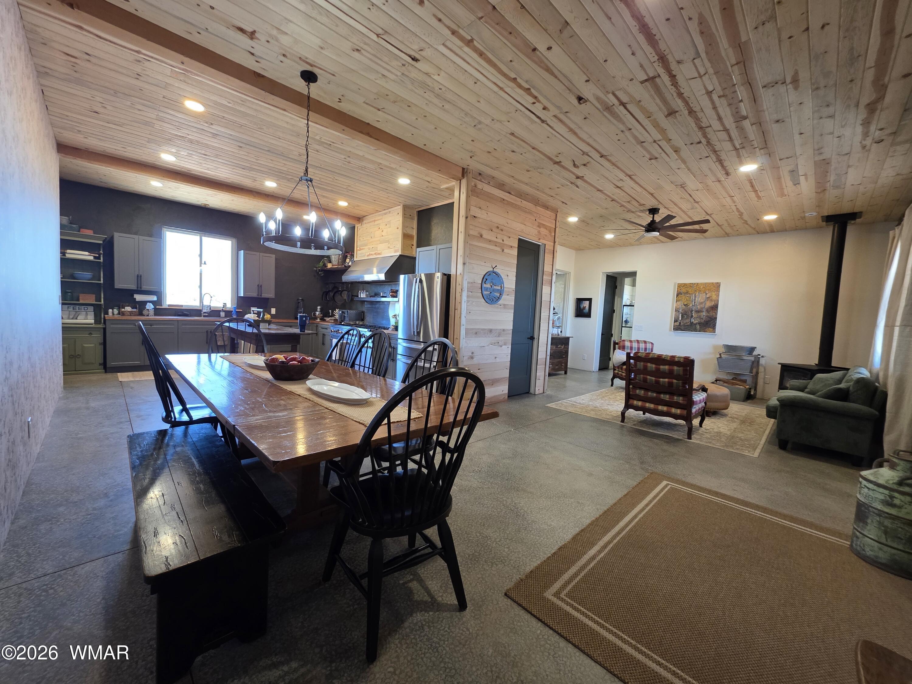5057 Churchill Road Snowflake, AZ 85937 - Photo 16 of 115 a view of a dining room with furniture