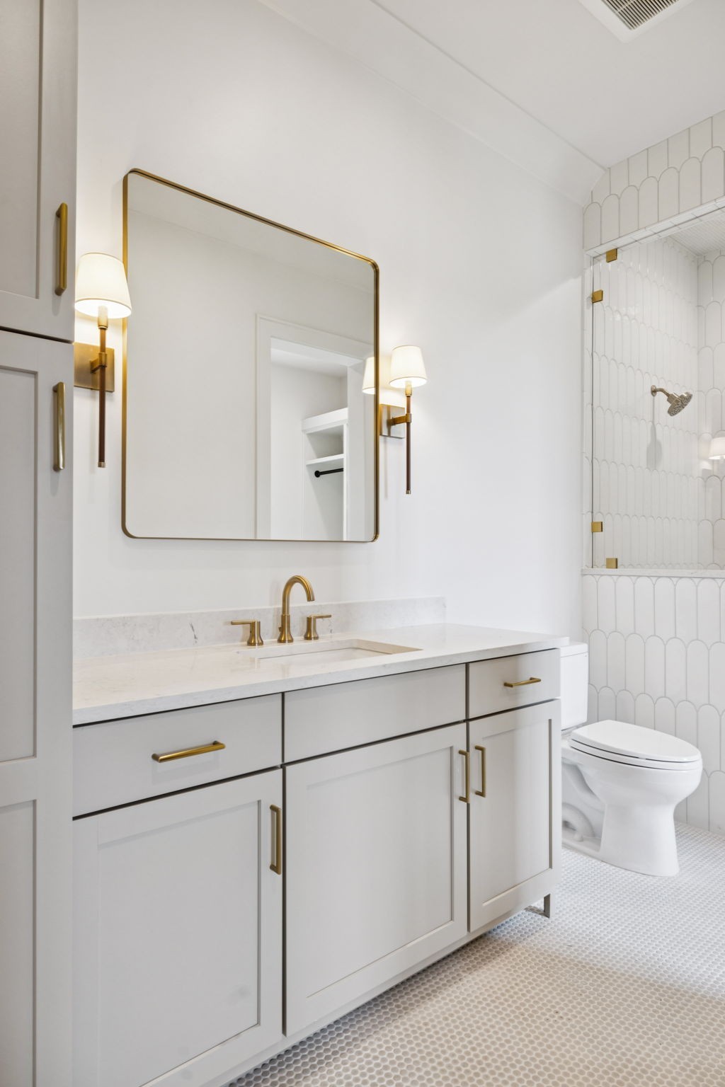8101 Heirloom Boulevard College Grove, TN 37046 - Photo 33 of 81 a bathroom with a sink toilet and mirror