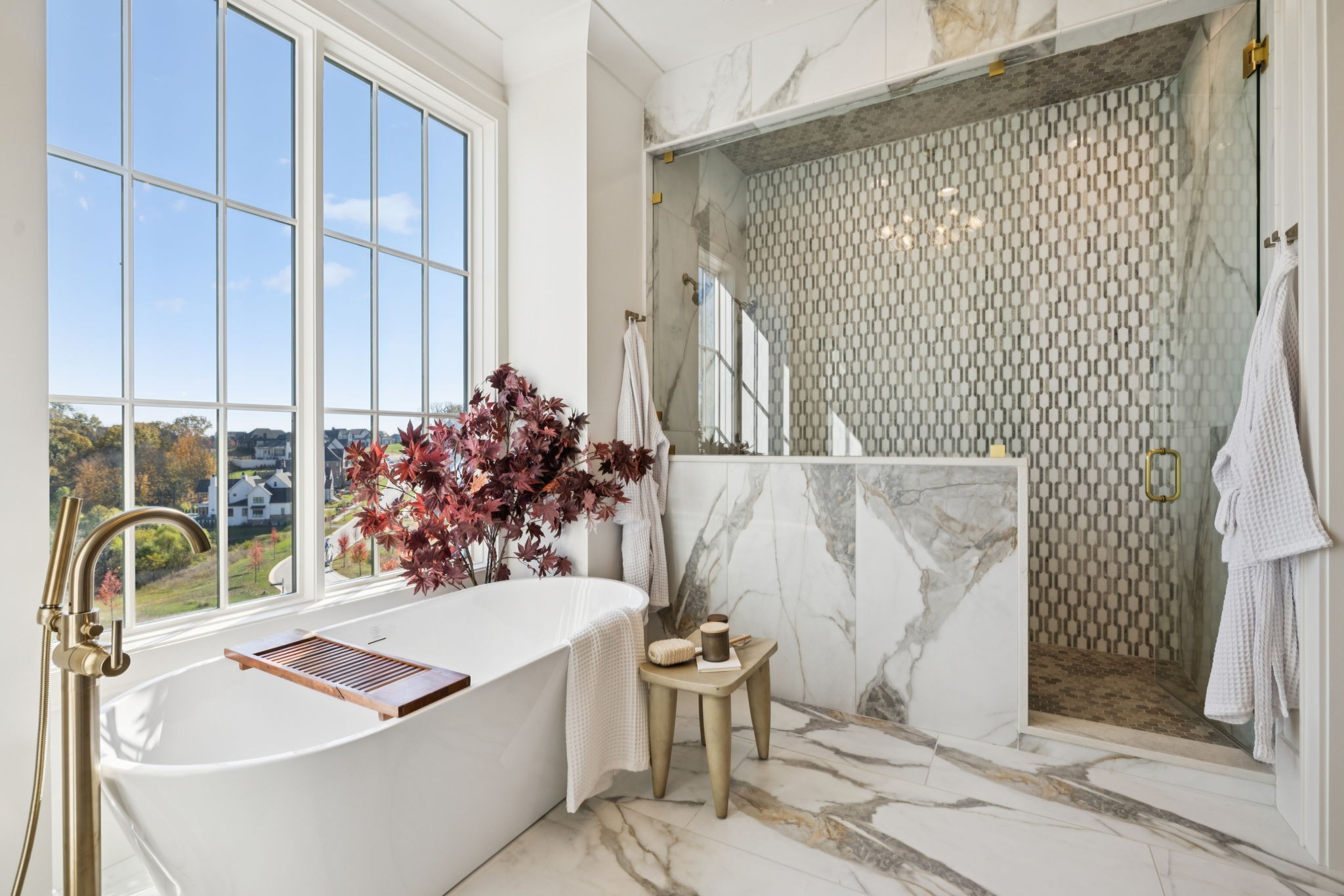 8101 Heirloom Boulevard College Grove, TN 37046 - Photo 40 of 81 a bathroom with a tub sink and mirror