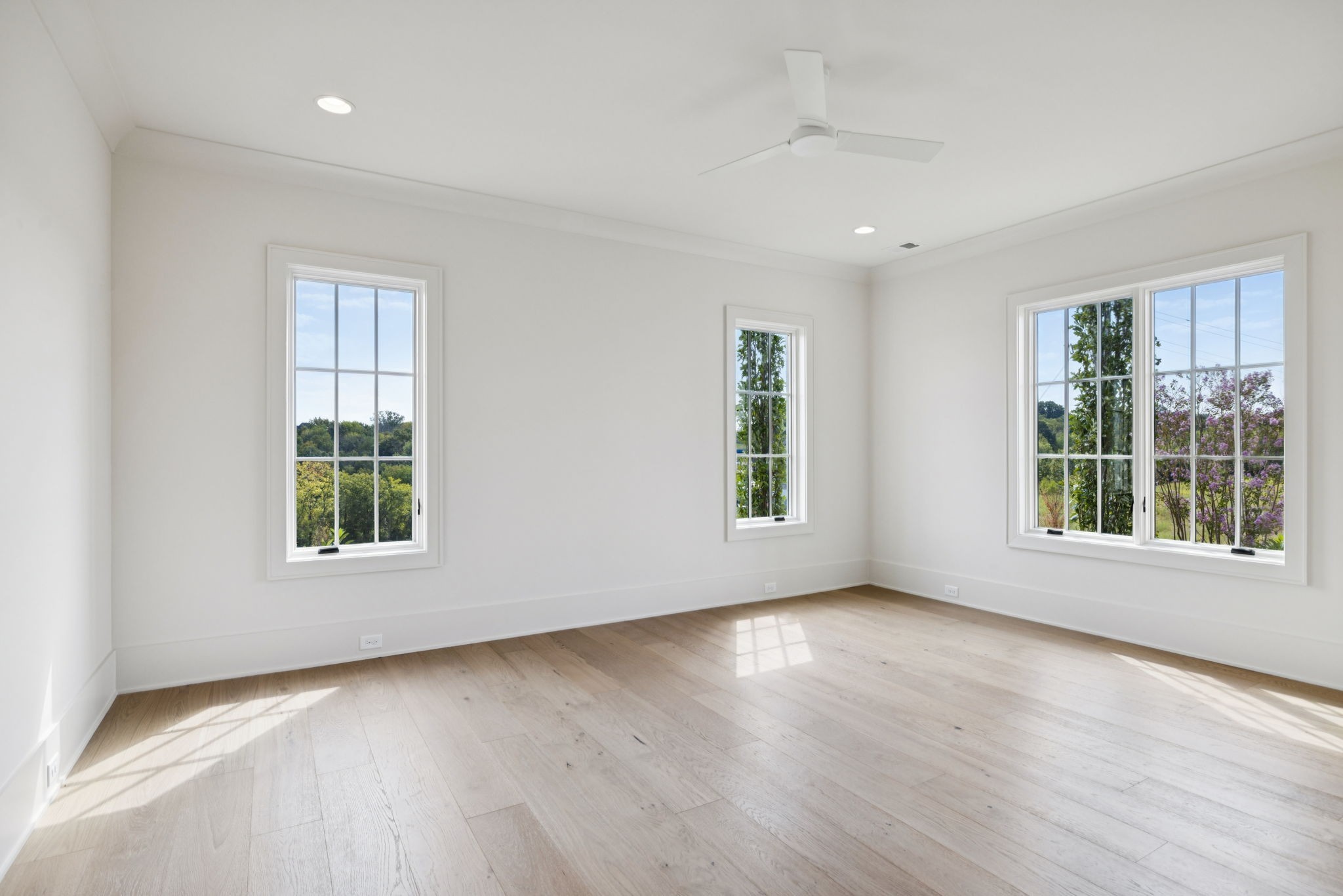 8101 Heirloom Boulevard College Grove, TN 37046 - Photo 59 of 81 an empty room with wooden floor and windows