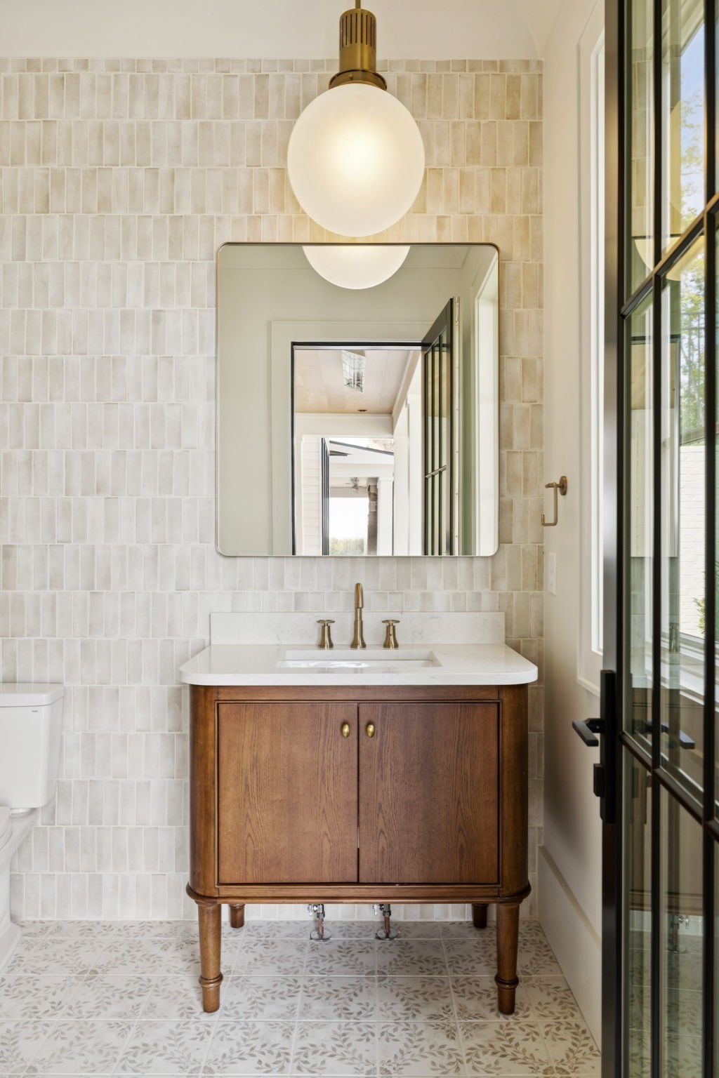 8101 Heirloom Boulevard College Grove, TN 37046 - Photo 66 of 81 a bathroom with a sink a mirror and a vanity
