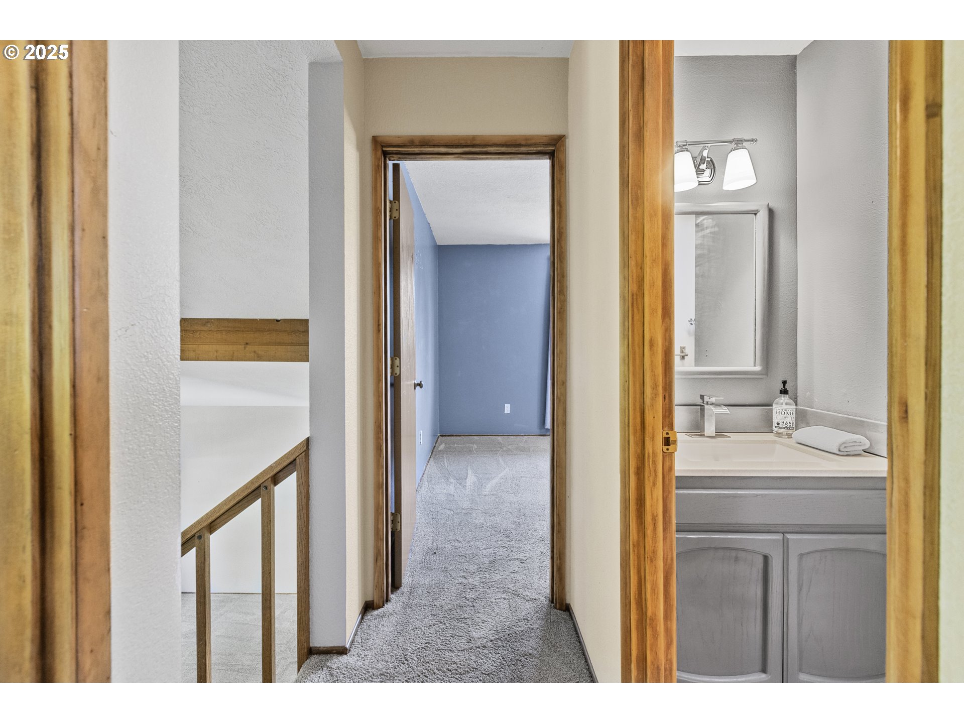 2641 Northwest Crocker Lane Albany, OR 97321 - Photo 25 of 47 a bathroom with a sink a mirror and a shower