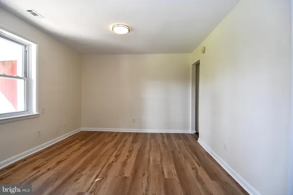 a view of wooden floor in a room