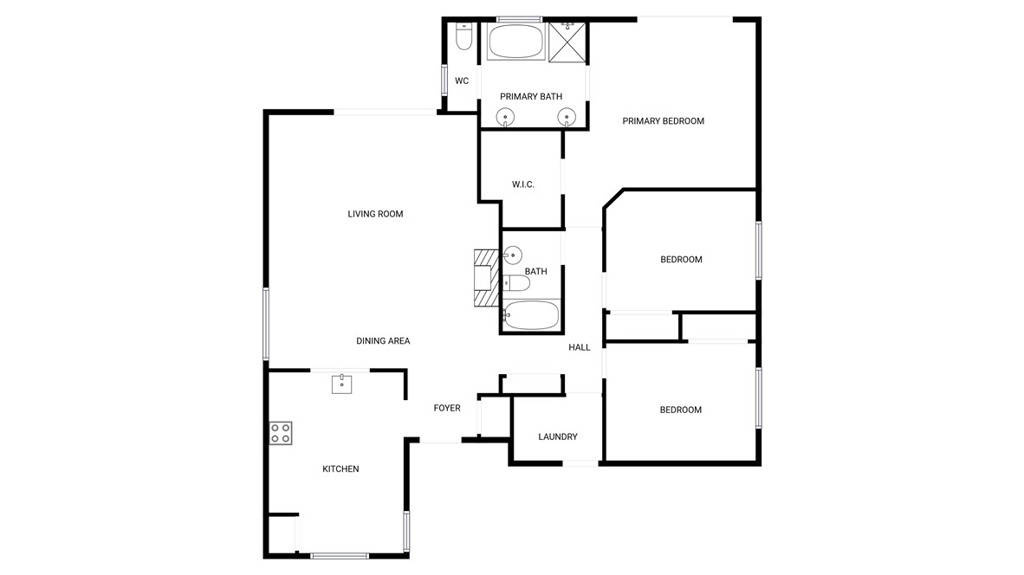 3429 Catalina Avenue Hemet, CA 92545 - Photo 20 of 20 a picture of a bathroom with a shower