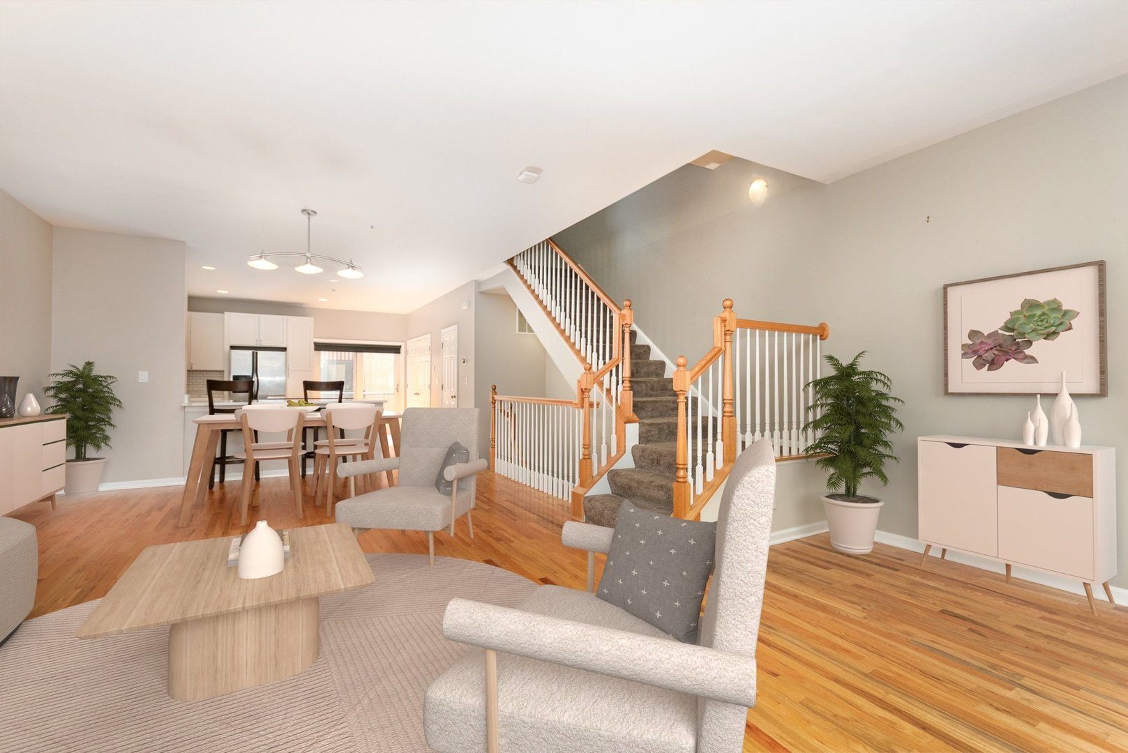 1022 Alexander Lane Oak Park, IL 60302 - Photo 3 of 19 a living room with furniture and wooden floor
