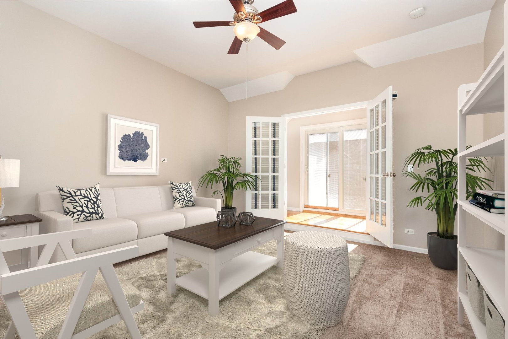 1022 Alexander Lane Oak Park, IL 60302 - Photo 8 of 19 a living room with furniture and a potted plant