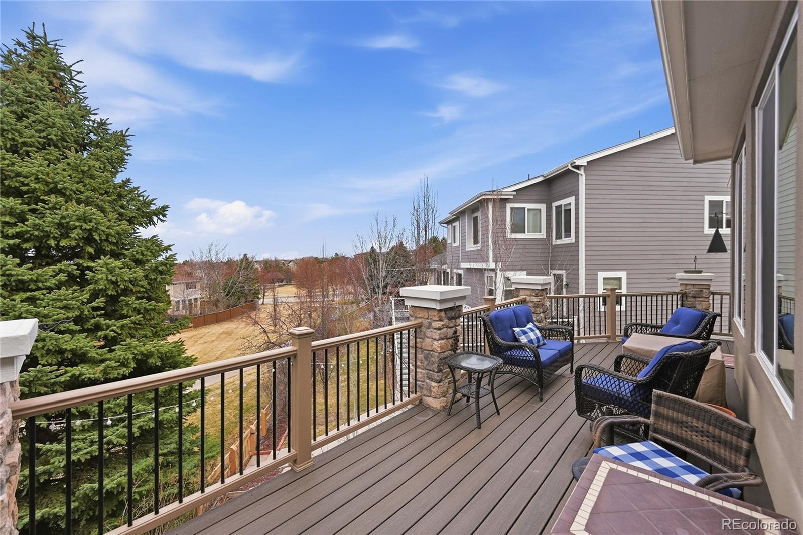 2626 Pemberly Avenue Highlands Ranch, CO 80126 - Photo 33 of 49 a view of a balcony with couch