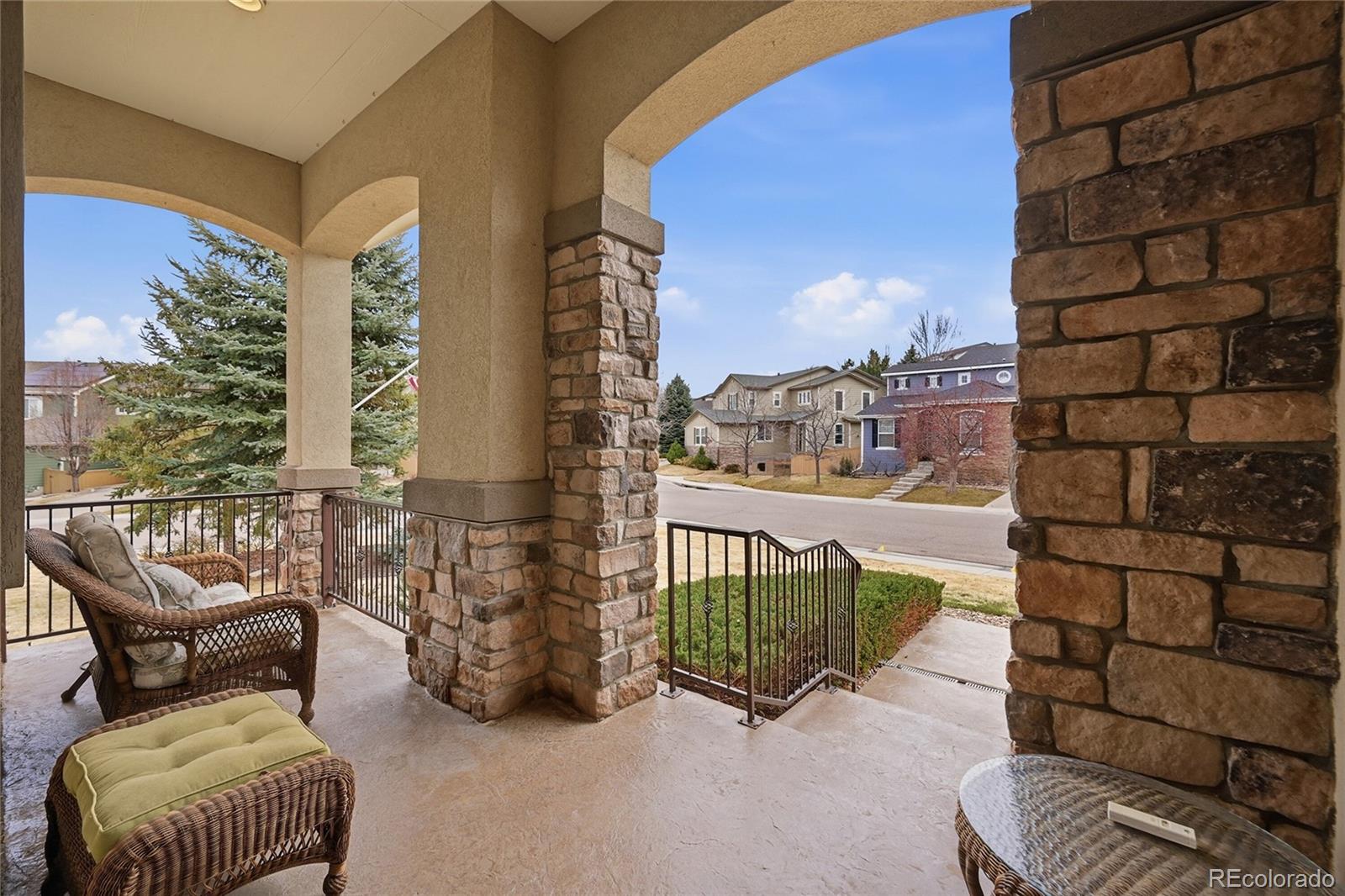 2626 Pemberly Avenue Highlands Ranch, CO 80126 - Photo 36 of 49 a view of balcony with couch