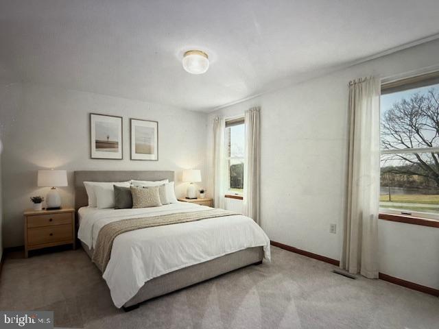 9224 Ball Road Ijamsville, MD 21754 - Photo 33 of 56 a bedroom with a bed and a painting on the wall