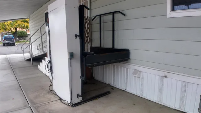 a view of front door