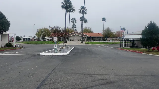 a view of a city with tall buildings