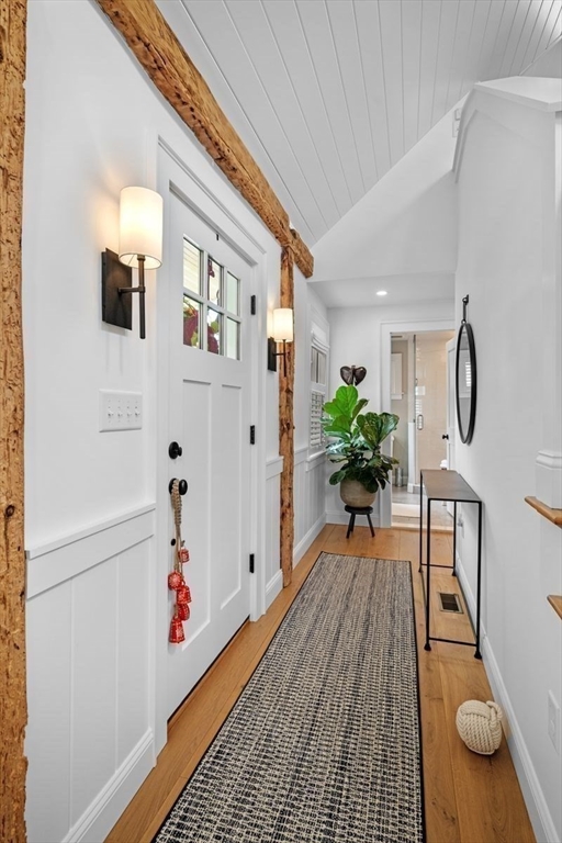 31 Franklin Street Marblehead, MA 01945 - Photo 5 of 35 a view of entryway with wooden floor