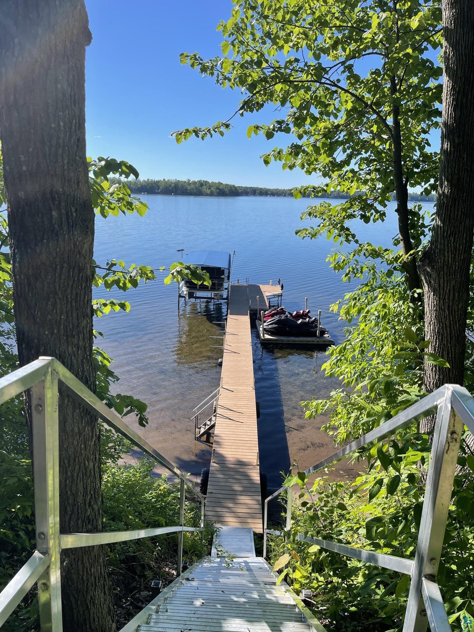 37460 Sunrise View Road Sturgeon Lake, MN 55783 - Photo 40 of 50 Maintenance free stairs to lakes edge.