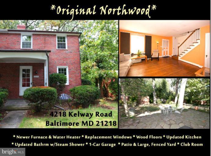 4218 Kelway Road Baltimore, MD 21218 - Photo 1 of 29 Original Northwood