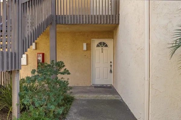 a view of a house with an outdoor space