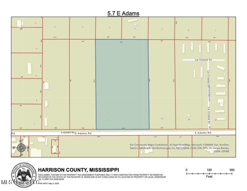 East Adams Road Saucier, MS 39574 - Photo 2 of 4 County Map