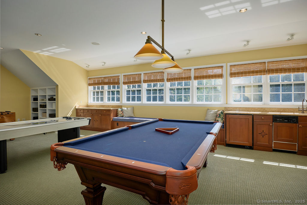81 Norfield Road Weston, CT 06883 - Photo 32 of 40 a view of a dining room with furniture window and wooden floor