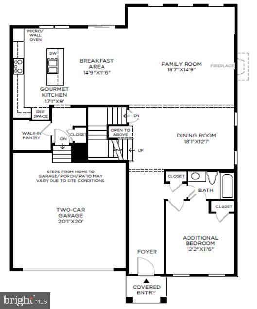 41363 Tarragon Leaf Drive Aldie, VA 20105 - Photo 11 of 12 Hersch Main Floor Plan