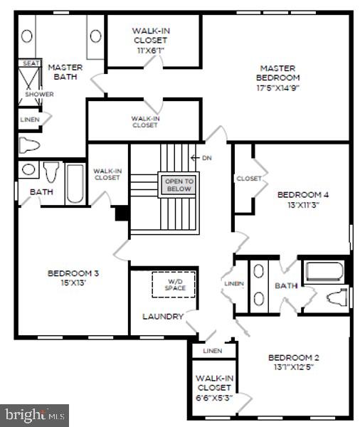 41363 Tarragon Leaf Drive Aldie, VA 20105 - Photo 12 of 12 Hersch 2nd Floor Plan