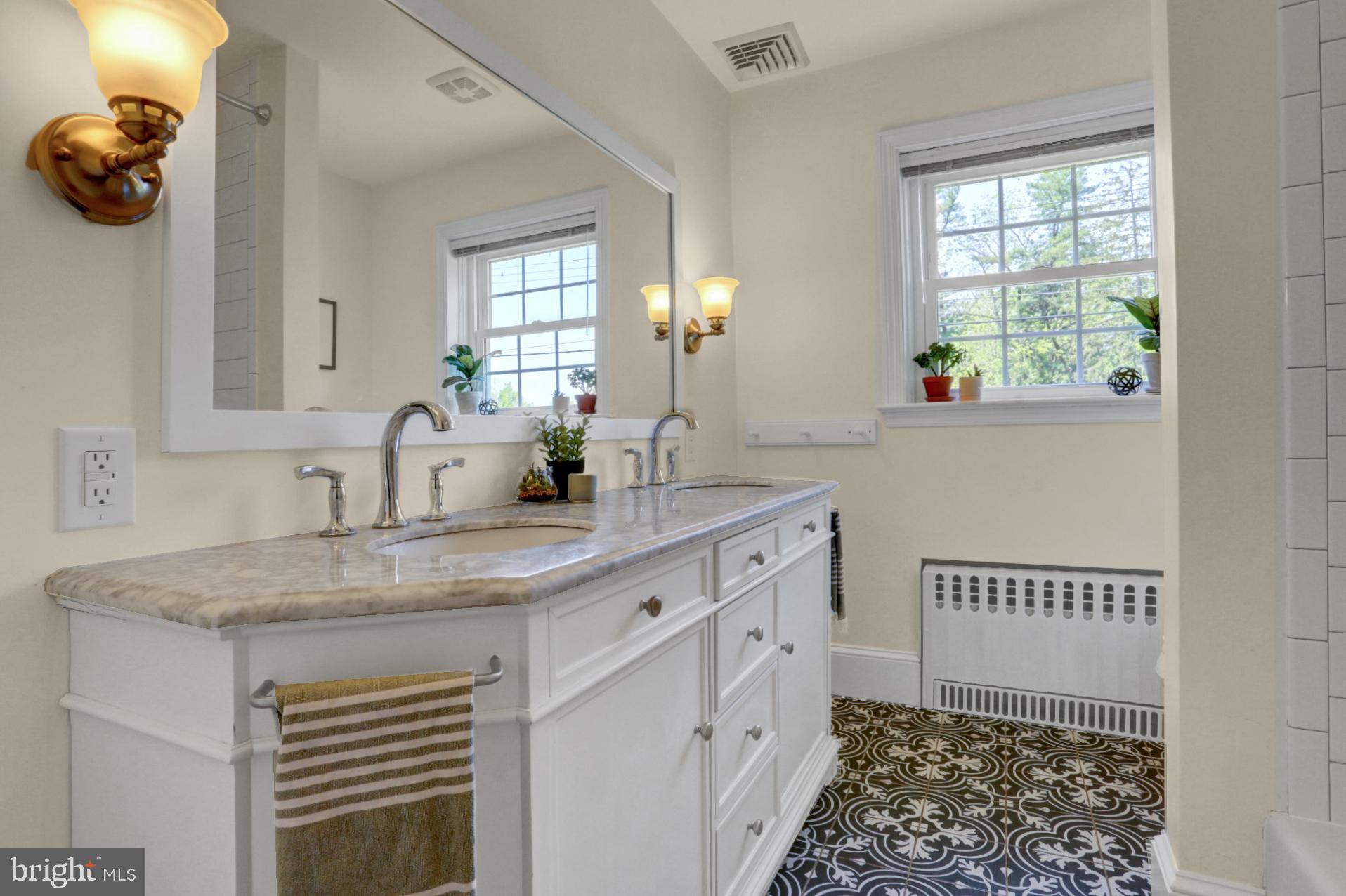 1454 Geigertown Road Birdsboro, PA 19508 - Photo 14 of 38 Marble topped dual sink vanity