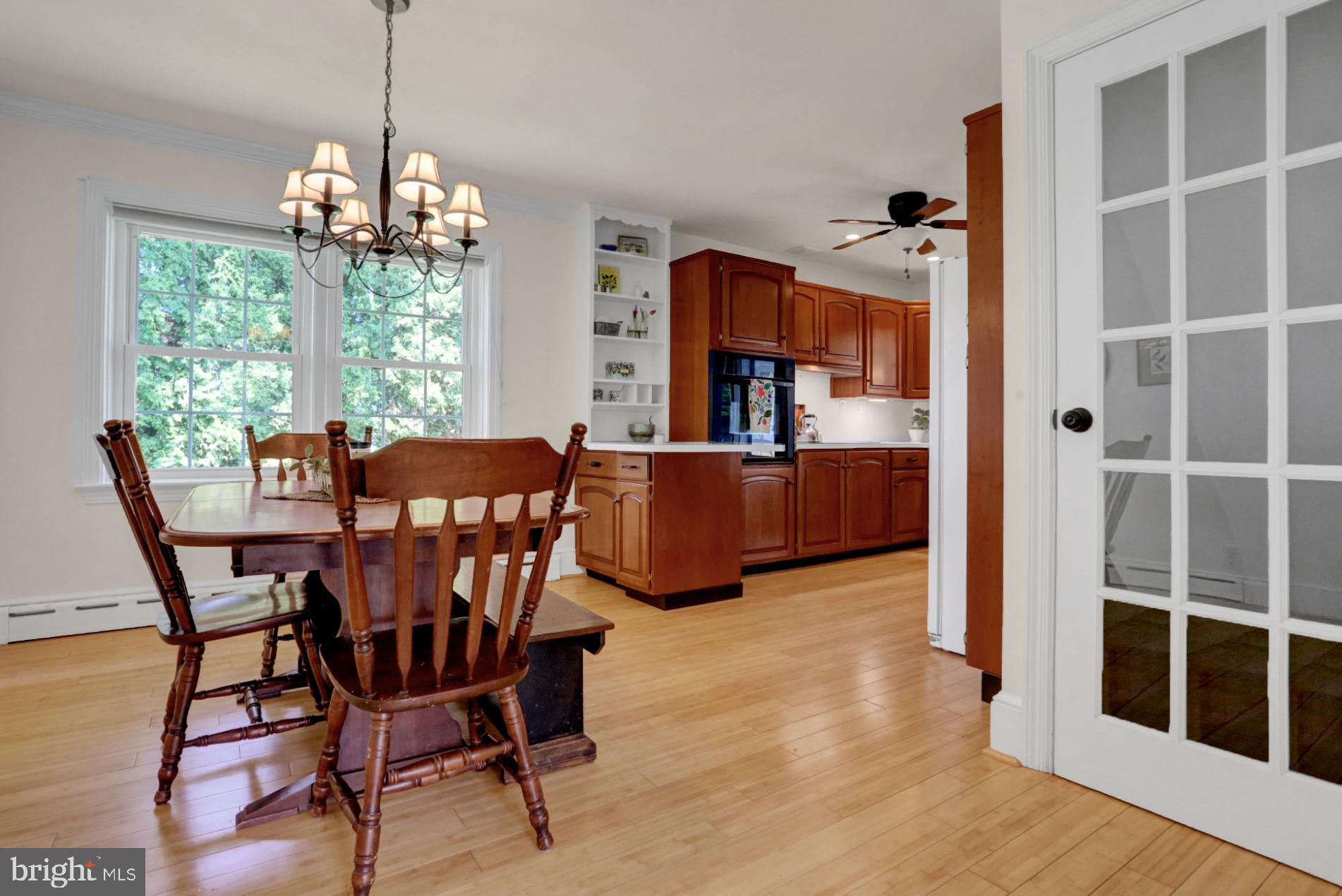 1454 Geigertown Road Birdsboro, PA 19508 - Photo 6 of 38 Bamboo flooring in dining area and kitchen