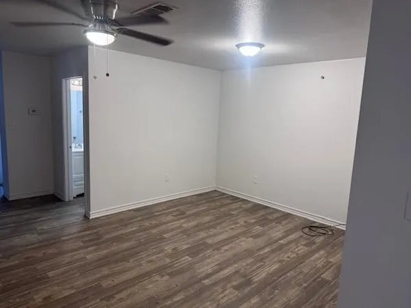 wooden floor in an empty room