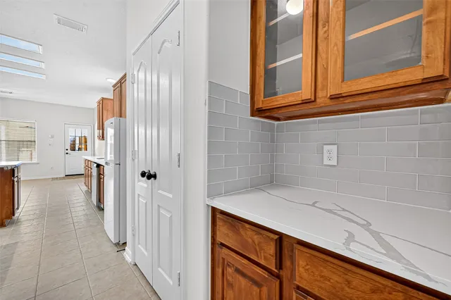 a view of a bathroom with staircase