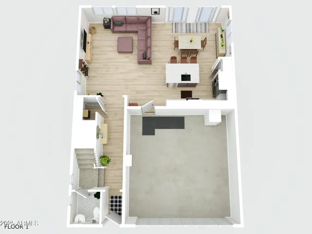 a view of multiple houses with a city street